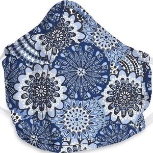 Vera Bradley face mask in blue star